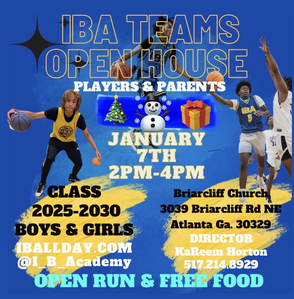 Open house and Open Run this Saturday!! January 7th from 2-4pm Come Out!!