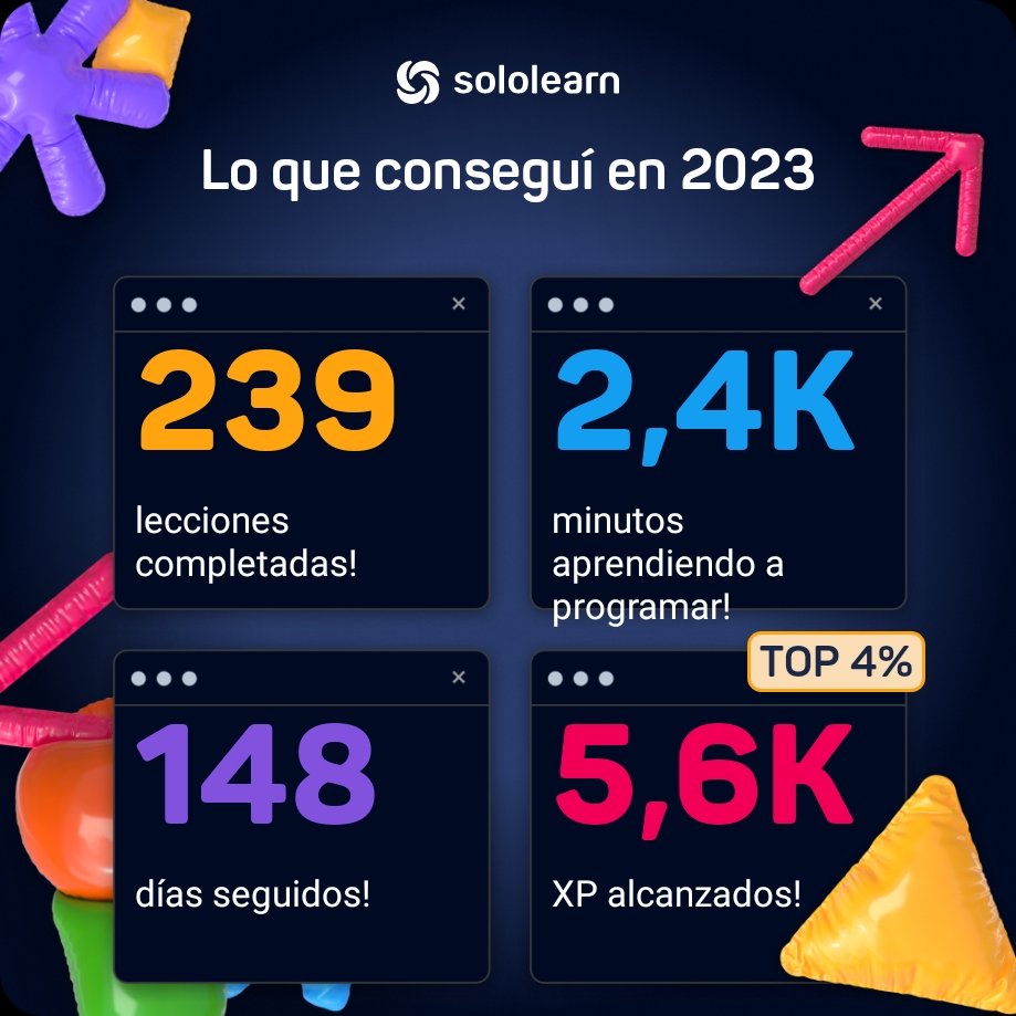 edujca's tweet image. Mi 2023 en código