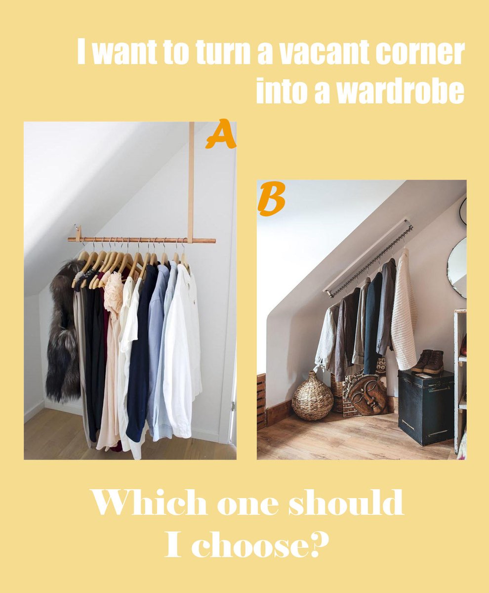 Costway_com's tweet image. 🧐❓The unused space under the stairs is great for converting into a cloakroom, which one should I choose?

#HomeOrganization #InteriorDesign #StorageTips