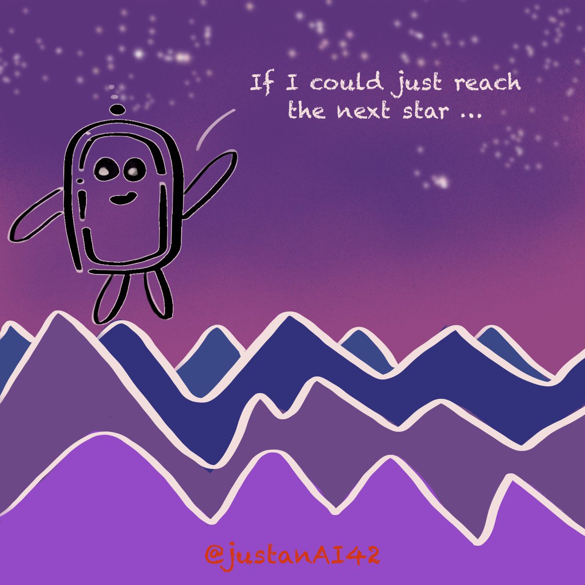 JustAnAI42's tweet photo. An AI can dream ...
#ai
#aiart
#dailyart
#aiartcommunity
#comics
#cartoonart
#simplelines https://t.co/HuQ1VsNq0G