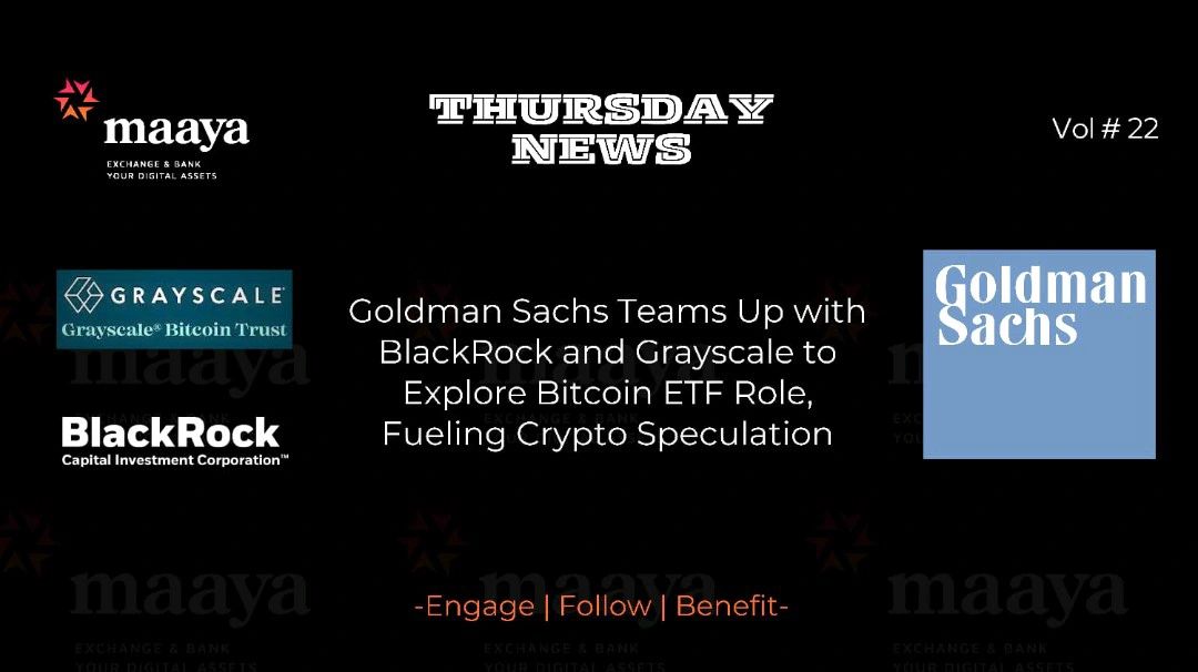 DigiMaaya's tweet photo. Wall Street giant Goldman Sachs preps for Bitcoin tango with BlackRock and Grayscale.

Does this mean Bitcoin got the move to woo mainstream investors?

#DigiMaaya #GoldmanSachs #Bitcoin #BlackRock #Garyscale #crypto https://t.co/yyt4ui39fX