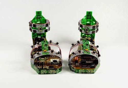 steven rodrig e-waste sculptures