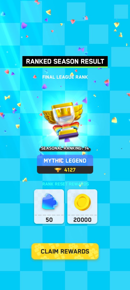 Top 14 on the first "real" season.