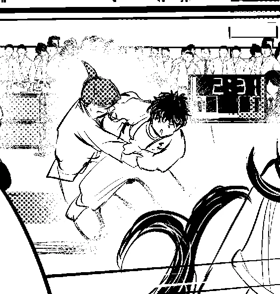 遅くなりましたが249話、今週のお気に入りコマ。 引き続き、ほかの試合場でもみんな頑張っております。 #もういっぽん