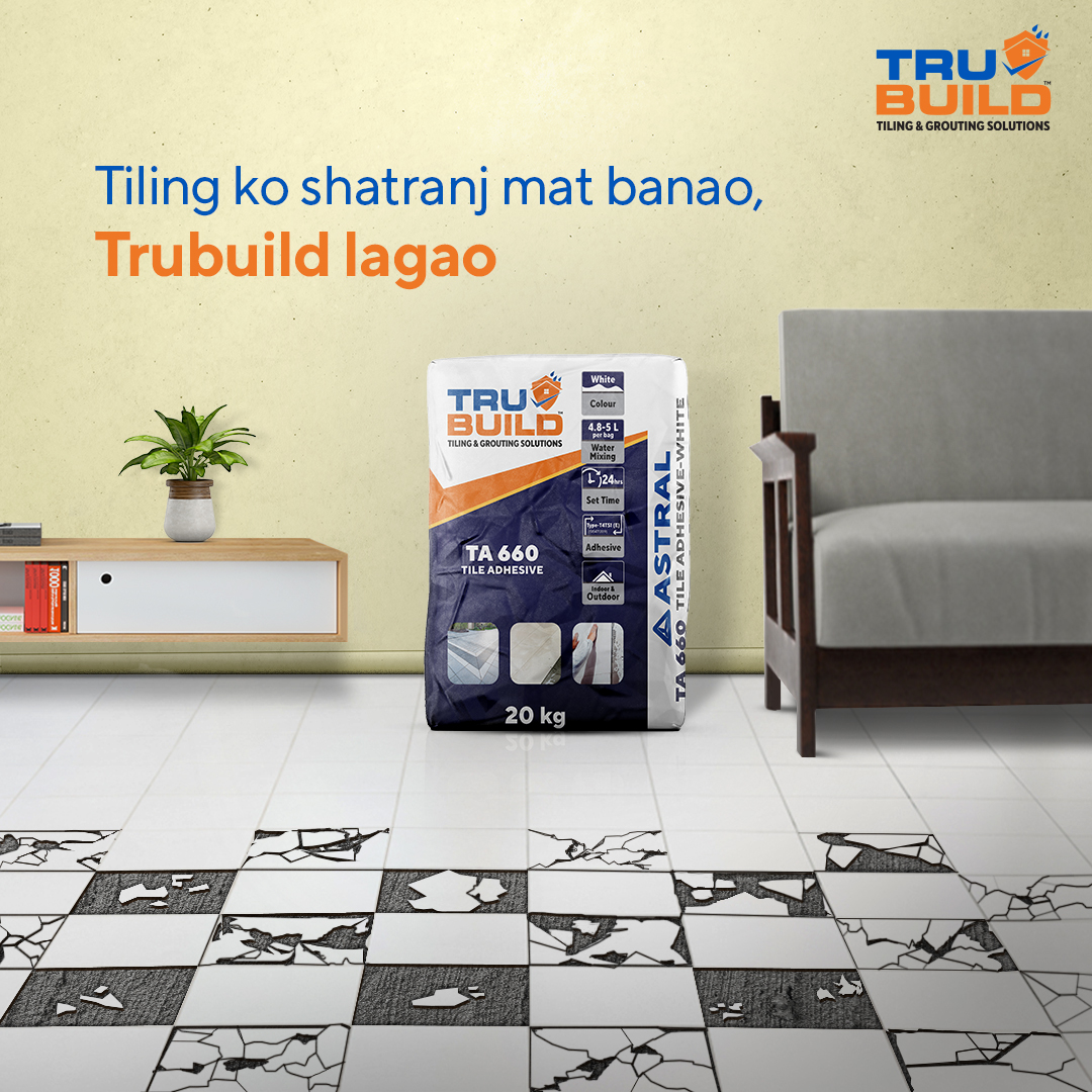 AstralTrubuild's tweet image. Checkmate all tiling worries!

#Astral #AstralTrubuild #AdvancedWaterproofing  #Tiling #Grouting #Tiles #Grout