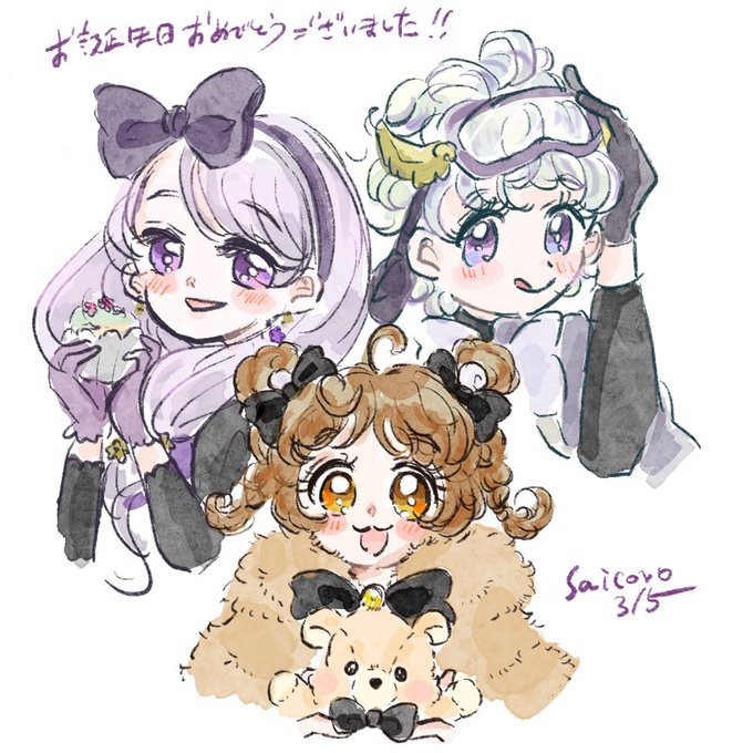 「bow hair rings」 illustration images(Latest)｜4pages