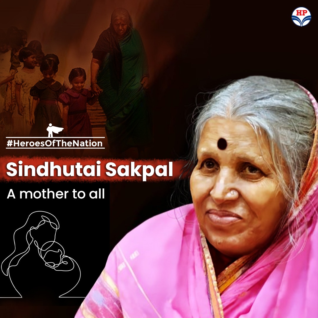 Sindhutai Sakpal s endless love has given orphaned children a new family and hope. HP Retail remembers her caring spirit that inspires change and creates brighter futures Sindhutai Sakpal s endless love has given orphaned children a new family and hope