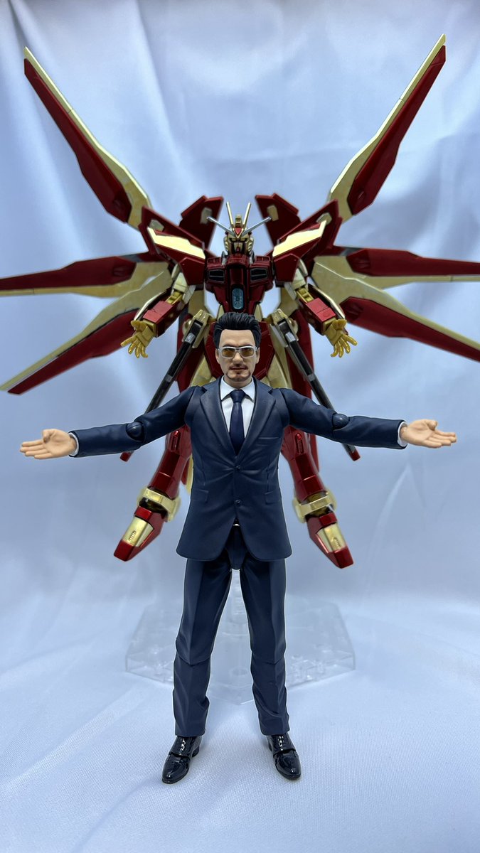 wts_ch_gp's tweet photo. アイアンストライクフリーダムガンダム、、かな？完成！！
WHAT IF...?「もしも…コズミックイラにトニースタークが存在したら？」

#ガンプラ 
#ガンダムSEEDDESTINY 
#ガンダムSEED 
#gunpla 
#gundamseeddestiny 
#Gundam 
#marvel 
#マーベル 
#IronMan 
#アイアンマン https://t.co/iKR4RMSoYc
