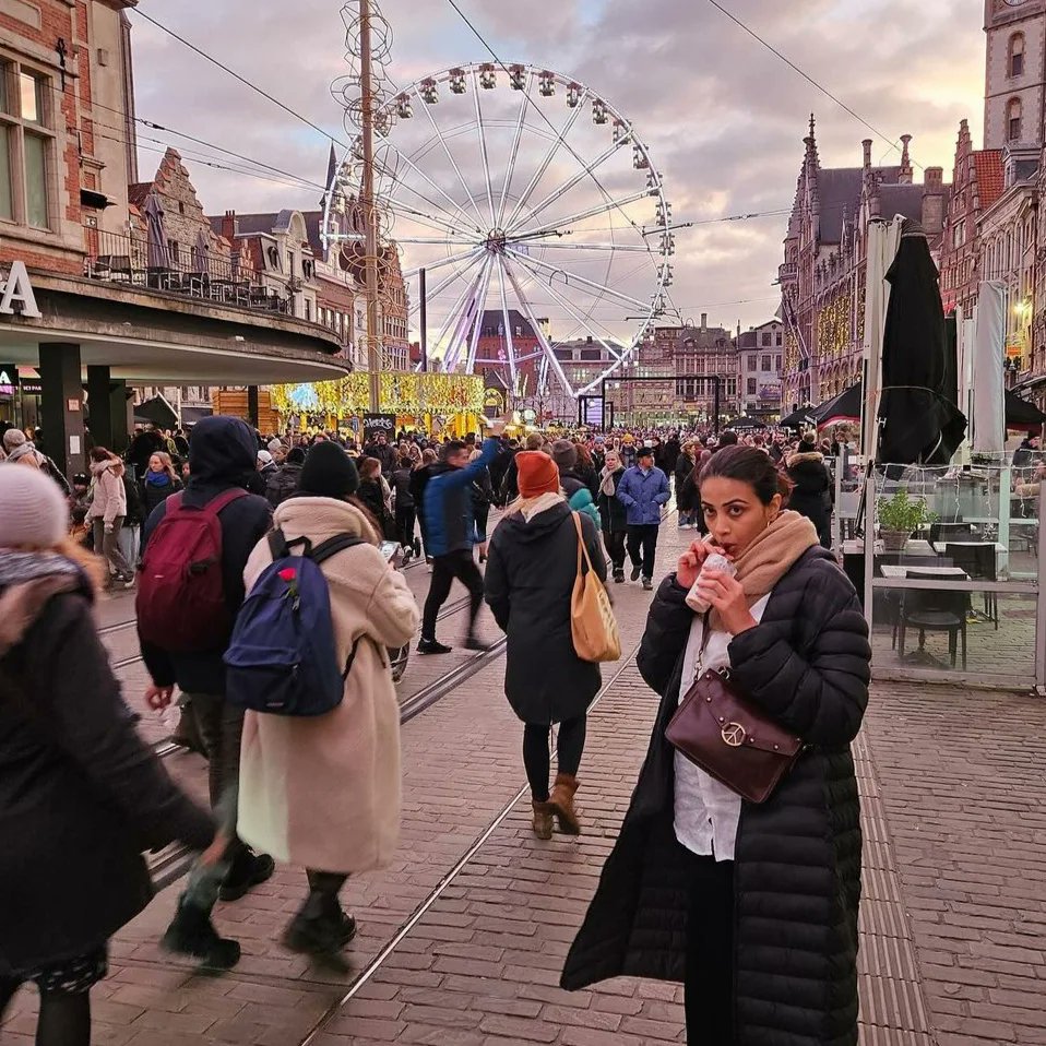 .@IAmKavyaShetty is living it up in Belgium #KavyaShetty #Sandalwood #KFI #kannaadaactors #vacationgoals #Vacation