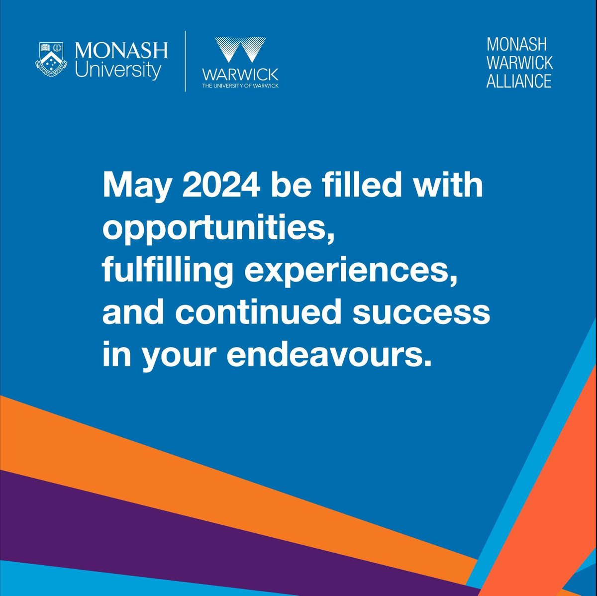 The Monash Warwick Alliance wishes everyone a happy 2024. In 2023, the Alliance continued to build partnerships, expand globally, and foster a vibrant community. Exciting developments are underway in 2024, so stay tuned for updates. #MWA2024