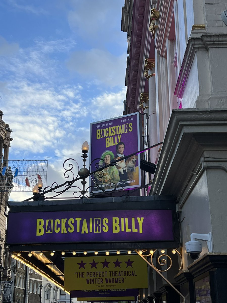Great start to theatre in 2024. Kicked off with #BackstairsBilly