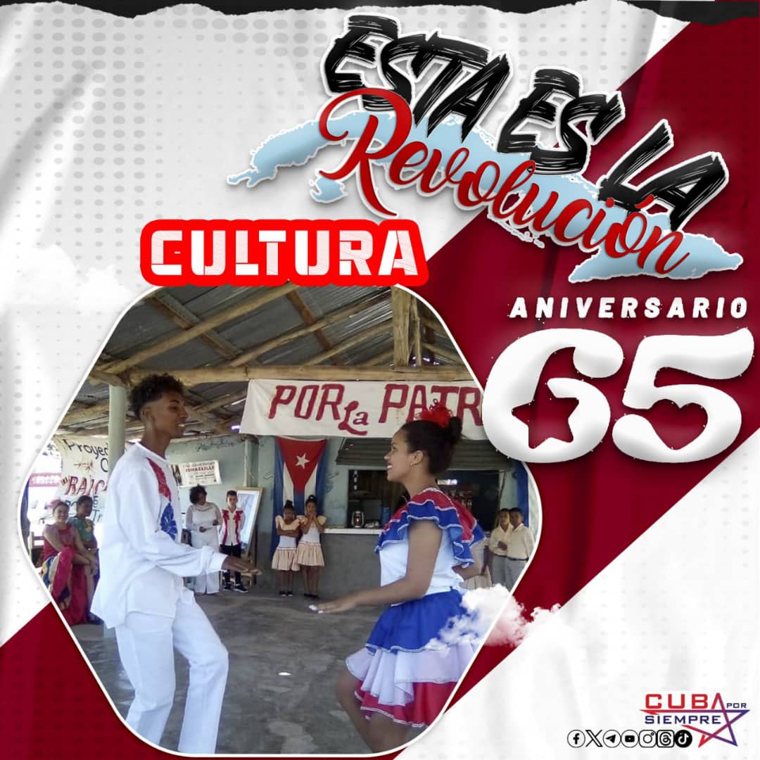 #CubaEsCultura in the 65th Anniversary of the Cuban Revolution. #EstaEsLaRevolución