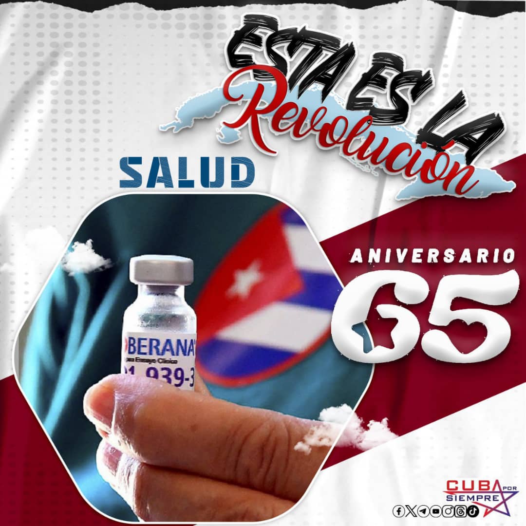 #CubaEsSalud in the 65th Anniversary of the Cuban Revolution. #EstaEsLaRevolución