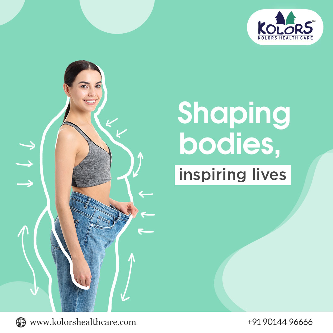 We're not just shedding pounds; we're sculpting a new you at Kolors Healthcare.

Visit - kolorshealthcare.com or reach us at +91-90144 96666

#WeightLossTransformation #KolorsHealthcare #SculptANewYou #WellnessJourney #EmpowerYourHealth #HolisticWellness #TotalTransformation