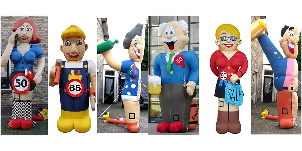 Flinke uitbreiding van collectie opblaasbare Abraham en Sarah feestfiguren dlvr.it/T0xGgg