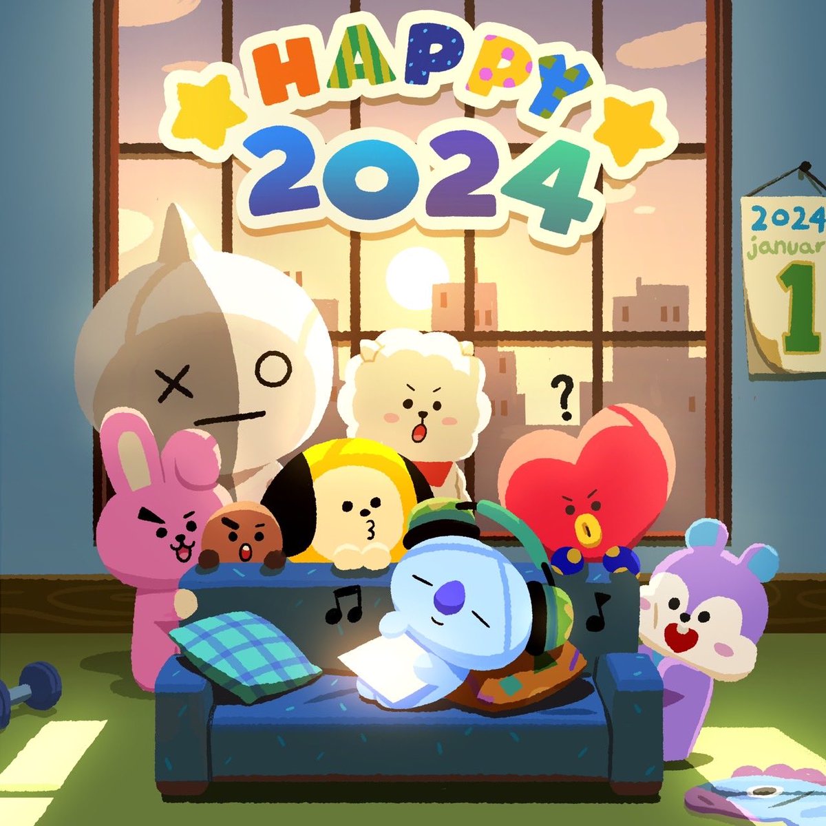 BT21 tweet media