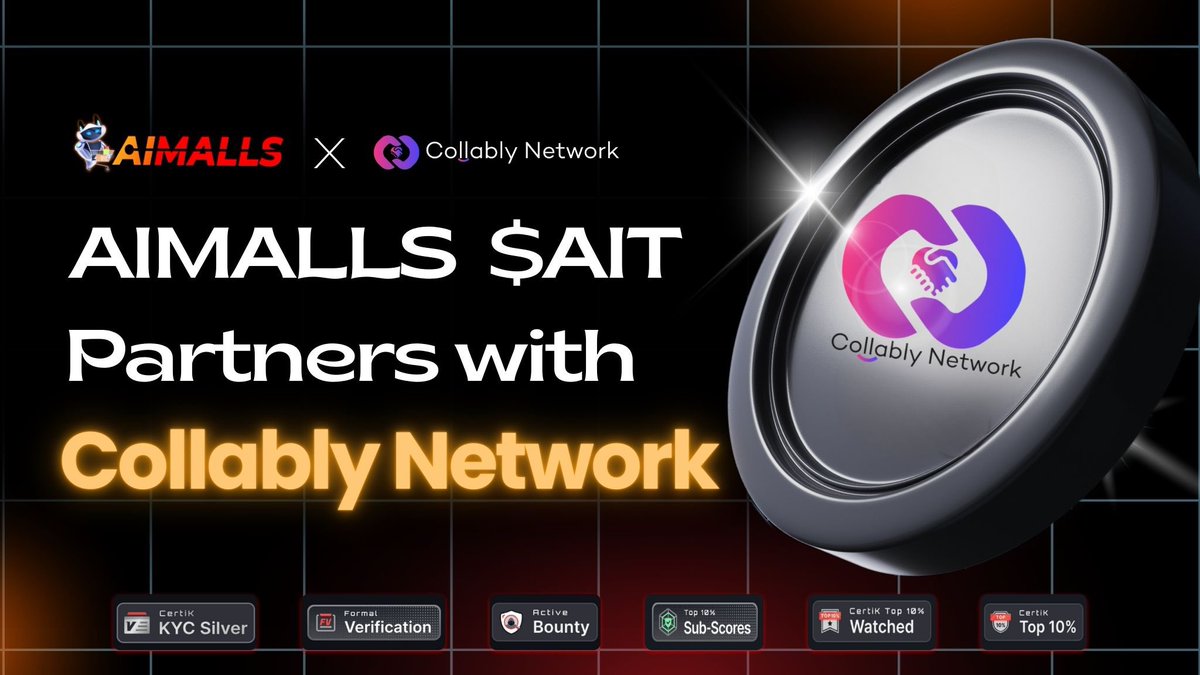 🌐 AIMALLS Unveiling a Dynamic Partnership! 🤝

🚀 Excited to announce the innovative collaboration between AIMALLS and @CollablyNetwork! 🤝

🌟 About CollablyNetwork: 🌟
Collably Network is a Collaboration Platform, designed to connect Projects with their Potential Partners &