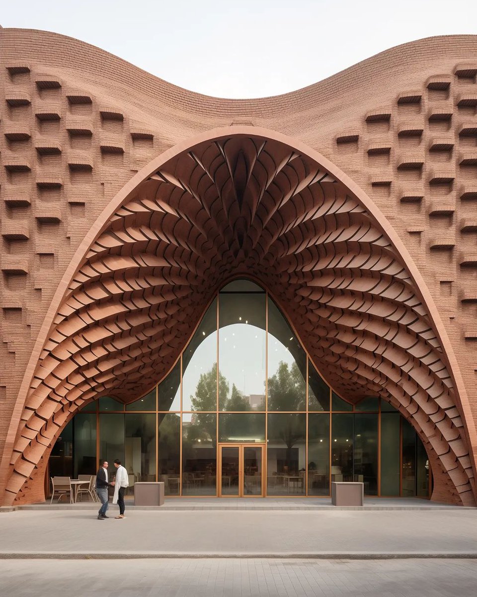 parametricarch's tweet image. How Iranian architecture says “Welcome” V2 - work by Pooriya Zamani generated with midjourney.
#parametricarchitecture #midjourneyarchitecture #diffusionarchitecture #midjourneyartwork #midjourneygallery