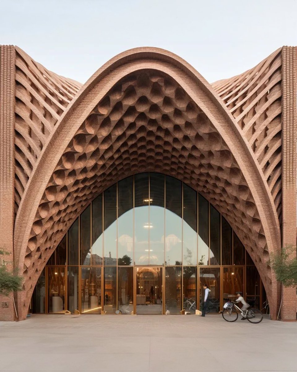 parametricarch's tweet image. How Iranian architecture says “Welcome” V2 - work by Pooriya Zamani generated with midjourney.
#parametricarchitecture #midjourneyarchitecture #diffusionarchitecture #midjourneyartwork #midjourneygallery