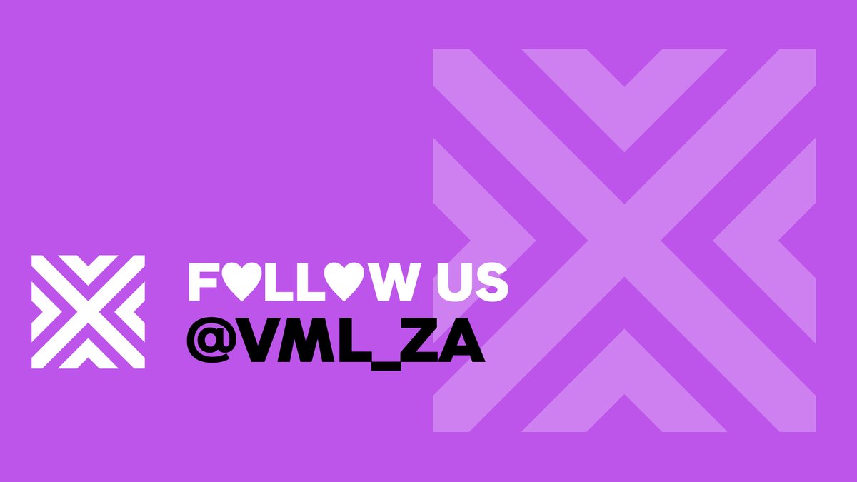 New vibes, new account! Follow us now at <a href="/VML_ZA/">VML South Africa</a> for the latest updates. #WeAreVML