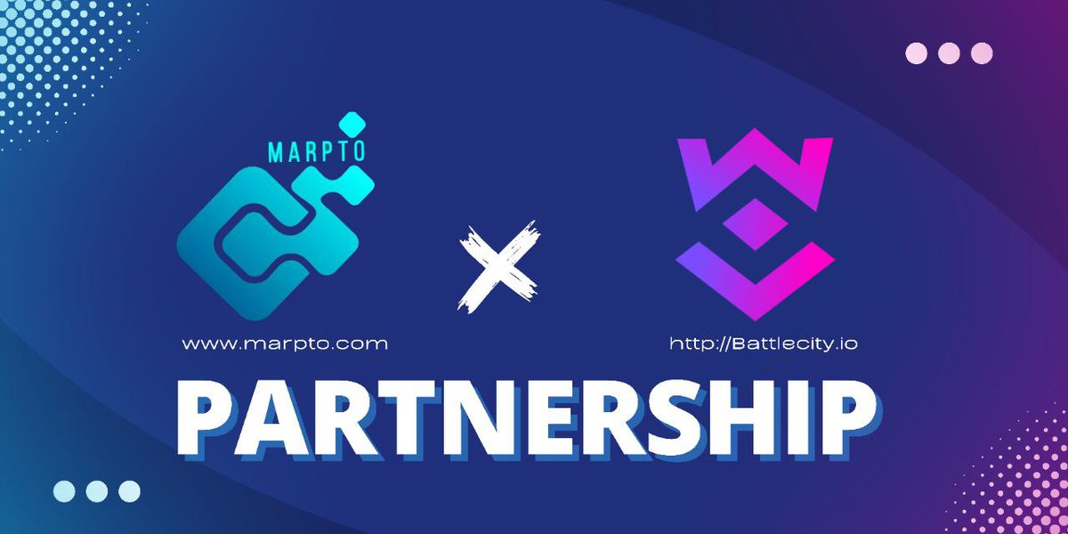 marptotoken's tweet photo. 🚀 **Exciting Partnership Unveiled! 🎮**

Thrilled to announce our partnership with @BattleCityHQ ! MARPTO (MRPT) and BattleCity are joining forces to redefine the gaming landscape with secure transactions, innovative gameplay, and blockchain excitement. 🌐🕹️ #MARPTO #BattleCity #gamingrevolution