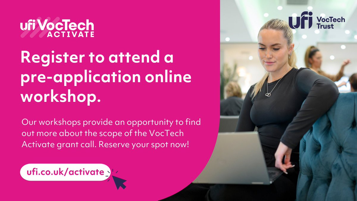 🌟 New Year, Fresh Opportunities! 🌟

📢We're thrilled that applications for the VocTech Activate Grant Fund are now open! 

Ready to make your spark of an idea into reality? 🔥 

Find out more and secure your spot on one of our workshops now🔻

#GetAdultsLearning