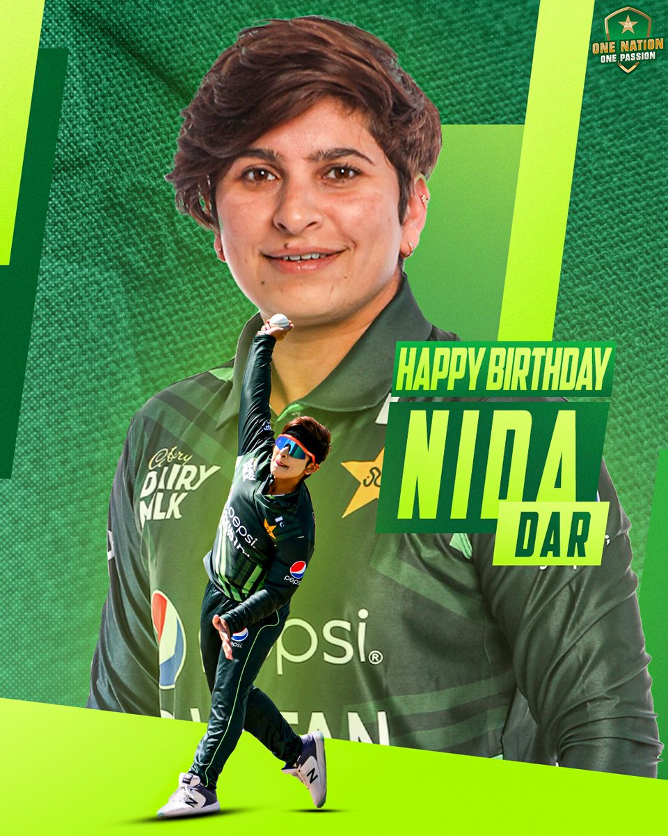 🧢 106 ODIs and 141 T20Is 🏏 3,460 runs and 228 wickets in international cricket 🥇 Joint-leading wicket-taker in WT20Is ⭐ Second-fastest fifty in WT20Is ☄️ First 🇵🇰 player to take a five-wicket haul in WT20Is Happy birthday to Pakistan captain @CoolNidadar! 🎂