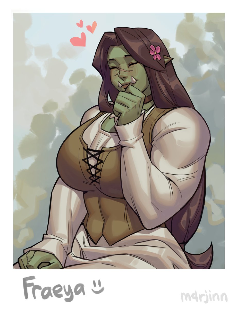m4rjinn's tweet photo. I don't have a lot of art from last year, but I'm glad the popular ones are of Fraeya 😊 hehehe https://t.co/vGhEmTOLnY