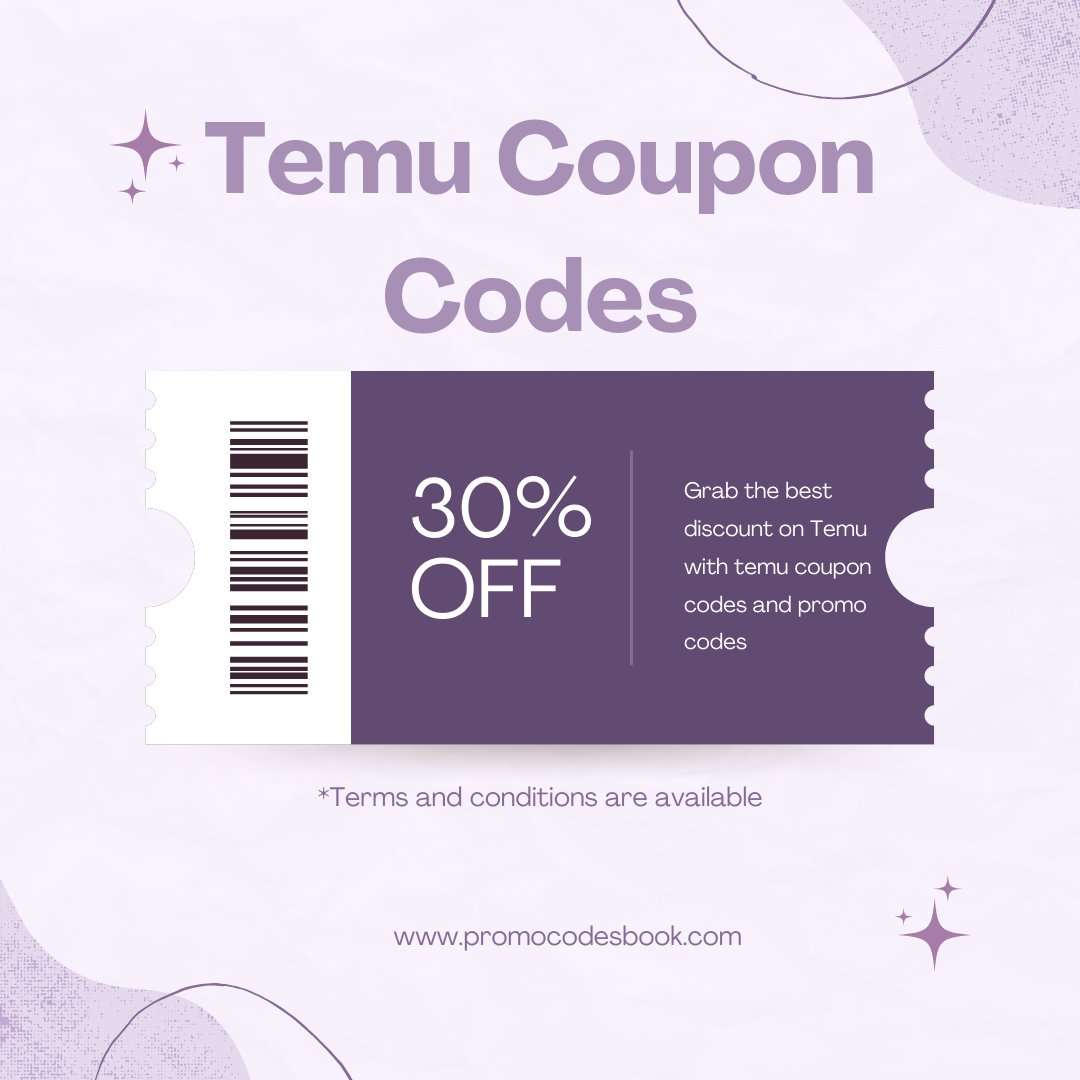 PromoCodesBook's tweet image. Temu Coupon Code 30% Off - January 2024 
promocodesbook.com/all-new-temu-c…