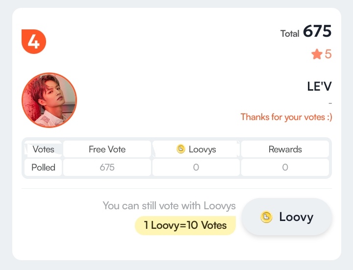 LE_VotingGlobal's tweet photo. #LEVote_UPDATE
Current Rank for Newest Poll, BEST ALL-ROUNDER OF JANUARY
📊4th
🗳️https://t.co/kk1a7T1e2P
📅~JAN ⏰12pm🇰🇷
🎯Top 4 /+50K votes
#KookyPromotion #KookyGallery #KookyRanking #BestAllRounder_Jan #AllRounder_Jan #KookyEvents #KookyOfflineCafe https://t.co/kTpQXsJKJA