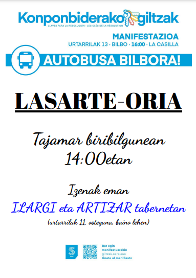 Lasarte-Oria Sare Konponbiderako #Giltzak (@sarelasarteoria) on Twitter photo 