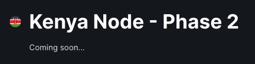 2024 starts with Phase 2 of the Kenya Node initiative setting up a fully off-the-grid Ethereum DVT validator in rural Kenya using Starlink, solar panels, and <a href="/DAppNode/">Dappnode</a> 📡☀️💻

Follow for updates next week!