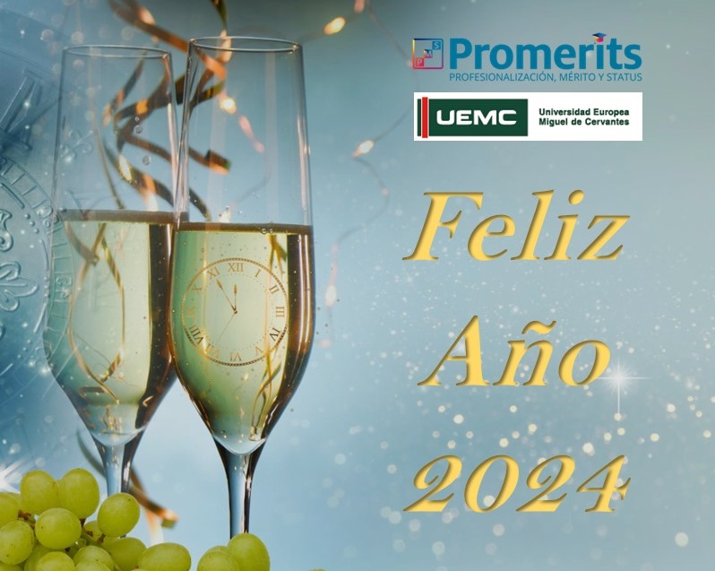 Promerits's tweet photo. PROMERITS os desea ¡Feliz Año Nuevo! Esperamos se cumplan todos vuestros objetivos... 👍👩🎓🧑🎓 https://t.co/xE5OM15IDW