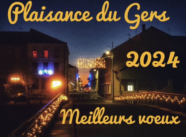 FitanPatrick's tweet photo. Je vous souhaite une très bonne année 2024! ⁦@LeGers32⁩ ⁦@Prefet32⁩ ⁦@CDTLgers⁩ ⁦@CMA_Gers⁩ ⁦@addagers⁩ ⁦@GersTourisme⁩ ⁦@GersNumerique⁩ ⁦@lejournaldugers⁩ ⁦@CoeurSudOuest⁩ https://t.co/EUNn8JjGwi