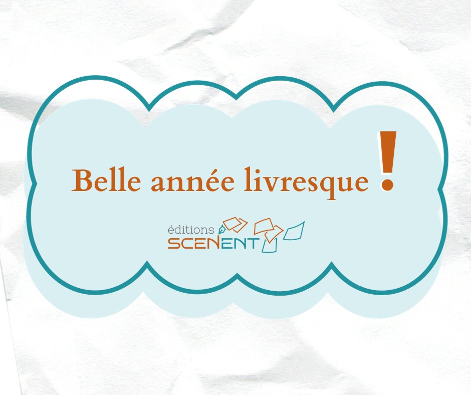 ScenentCo's tweet photo. L'équipe de Scenent vous présente ses meilleurs vœux pour cette année 2024 ✨📚

#BonneAnnee2024 #BonneAnnee https://t.co/WEaq2tjKOn