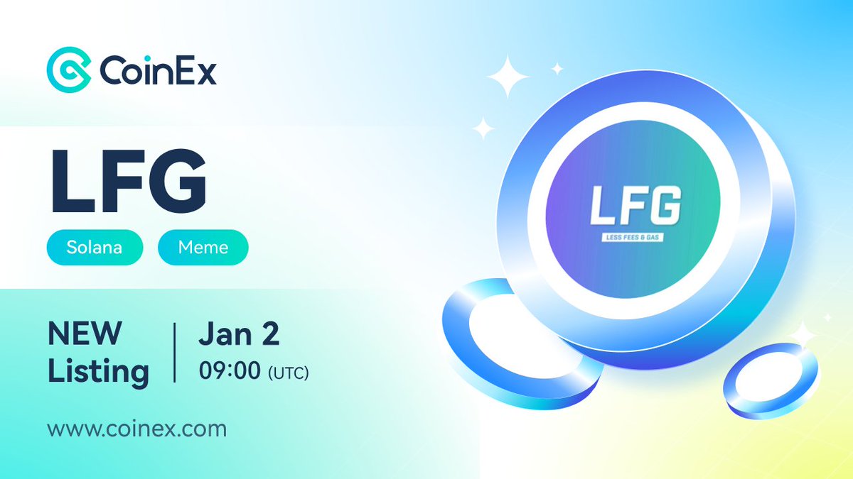 CoinEx Lists $LFG @LessFnGas aims to bring less fees and gas for Ethereum  users. LFG team created this token to reward those who have helped  contribute immensely to the development of state
