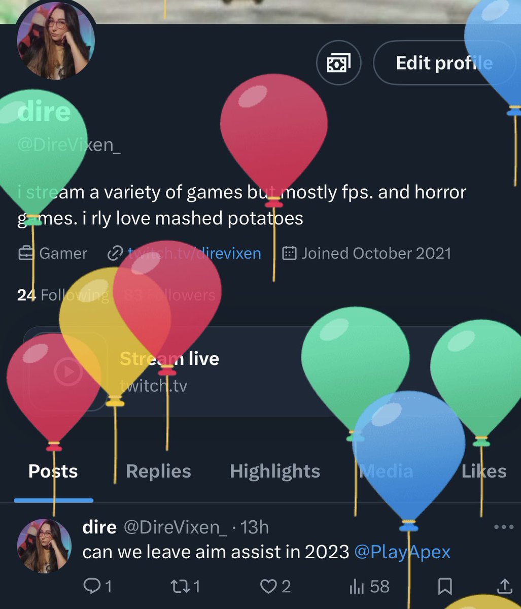 it is my time for the balloons
cheers to frontal lobe development
