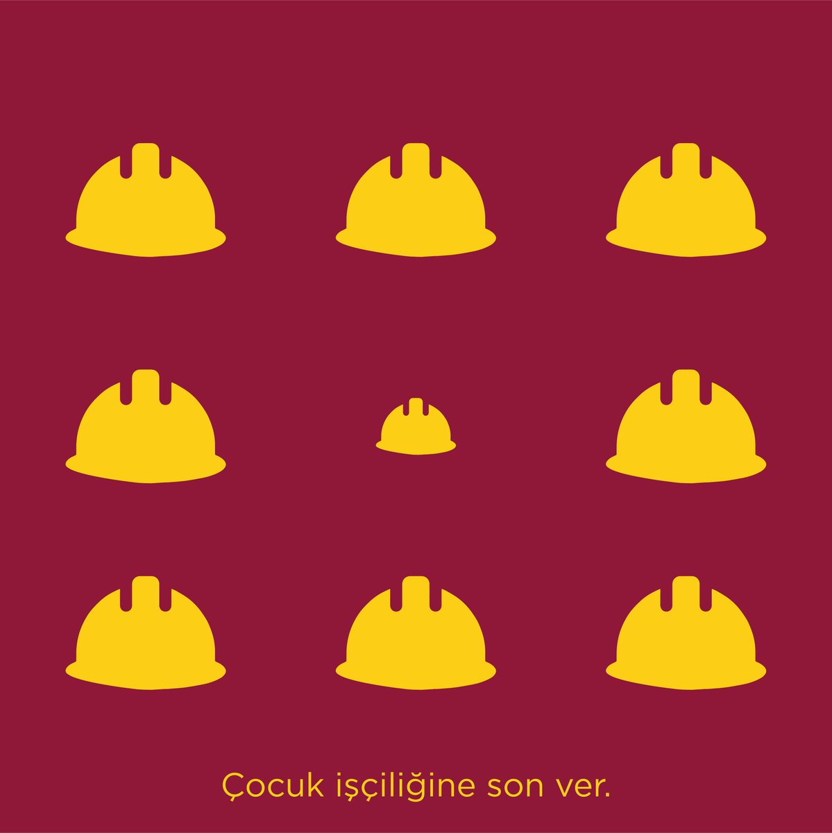 Yoksulluğun hem bir nedeni hem de bir sonucu olan #çocukişçiliği, sosyal eşitsizliği pekiştiriyor.

Çocukların fiziksel, zihinsel, eğitimsel ve sosyal gelişimlerini tehlikeye atabilecek faaliyetlerde bulunmalarına izin verme.

kureselamaclar.org/amaclar/insana…

Tasarım: <a href="/senanihanozel/">Sena Nihan Özel</a>