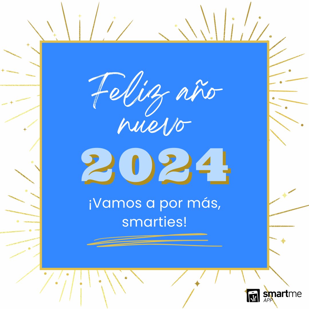 Desde el equipo de Smartme App, ¡os deseamos a todos un Feliz Año Nuevo!

Esperamos que en el 2024 ganéis muchos puntos en vuestra cuenta vip con nosotros 🤑🥂🍀
