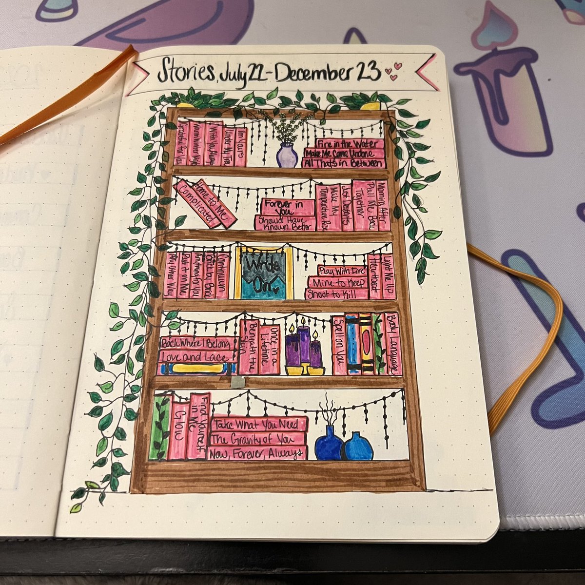 jsinister32's tweet image. I normally do these each year but didn’t have time over my writing anniversary this year, so I did it for the new year.

Behold, my bookshelf of fics for the year and my writing stats. I can’t wait to see where 2024 takes us. 

Love you guys 💜💜

#hannigramthings #writeon