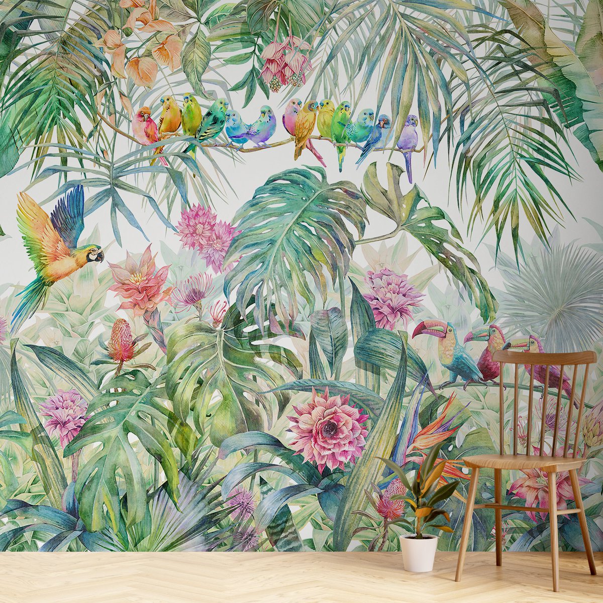 Tropical Forest Birds Wallpaper Mural

#TropicalWallpaper #BirdsMural #NatureDecor #WallArt #HomeDesign #RoomInspiration #WallpaperIdeas #InteriorDesign #TropicalDecor #BirdLovers #WallMural #HomeStyle #NatureMural #WallpaperDesign #DIYHome 

bit.ly/47m2df1