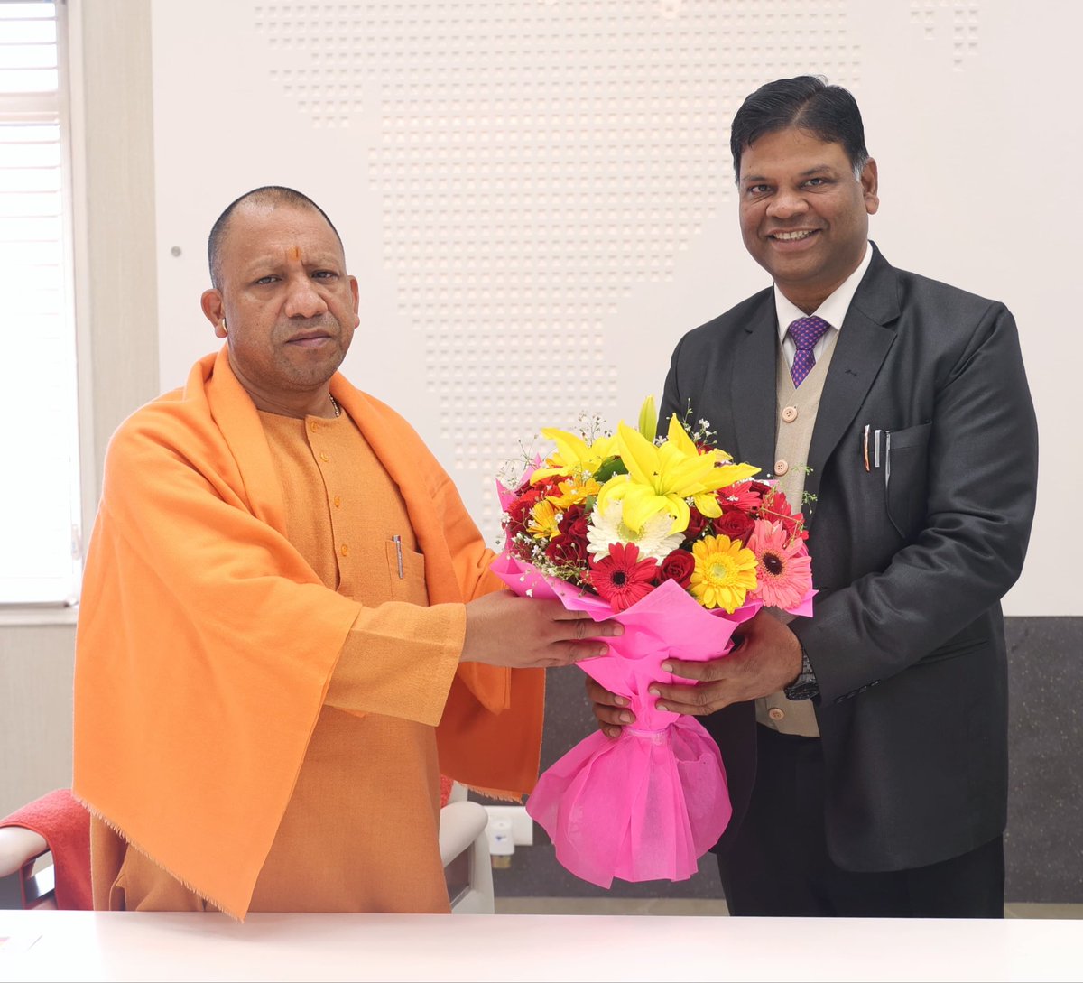 Blessings from Hon’ble CM sir on New Year