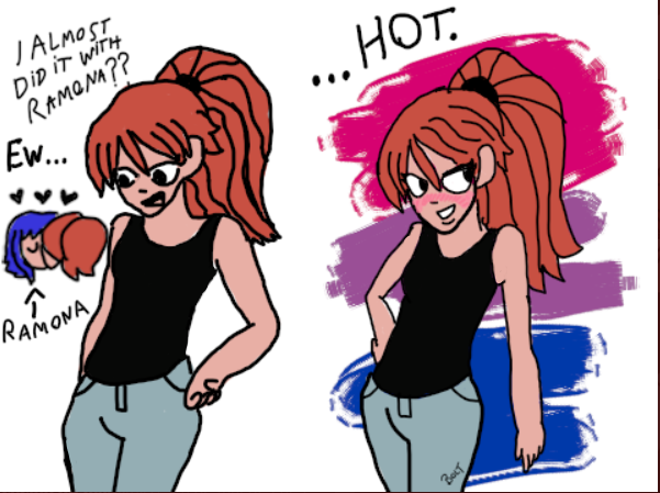 nocedarts's tweet photo. Ramona being Envy's bi awakening is SO REAL to me

#EnvyAdams #RamonaFlowers #envyxramona #envyflowers #yuri #ScottPilgrim #envymona #fanart #clonehigh https://t.co/3DgwC0Dmbh