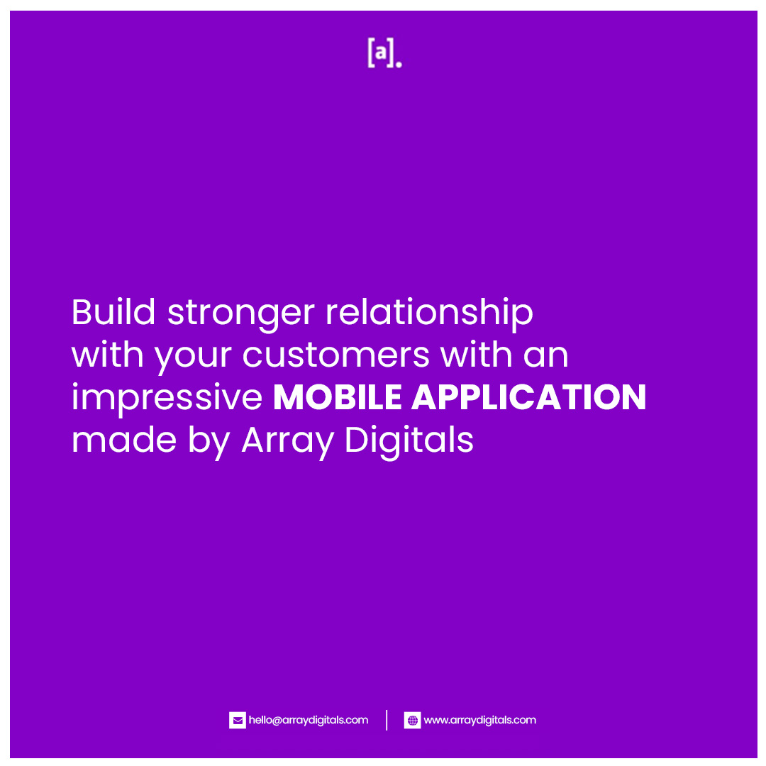 array_digitals's tweet image. Turn every interaction into a relationship-building opportunity with our standout mobile apps!

Reach us : arraydigitals.com

#ArrayDigitals #DigitalTransformation  #MobileApplication
