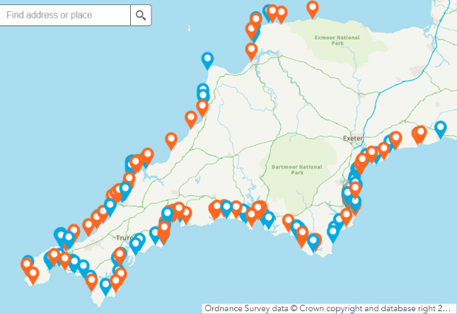 west_devon_info's tweet photo. Here's @SouthWestWater's #WaterFitLive #SewagePollution map this morning 👇
Continuing our trip around the #surfing beaches of #Kernow we reach #SennenCove. Rounding #LandsEnd we reach #Porthcurno.
Cc: @pow_rebecca @SteveBarclay @RishiSunak FAO #DerekThomas MP
6/n https://t.co/XUX2xmDQst