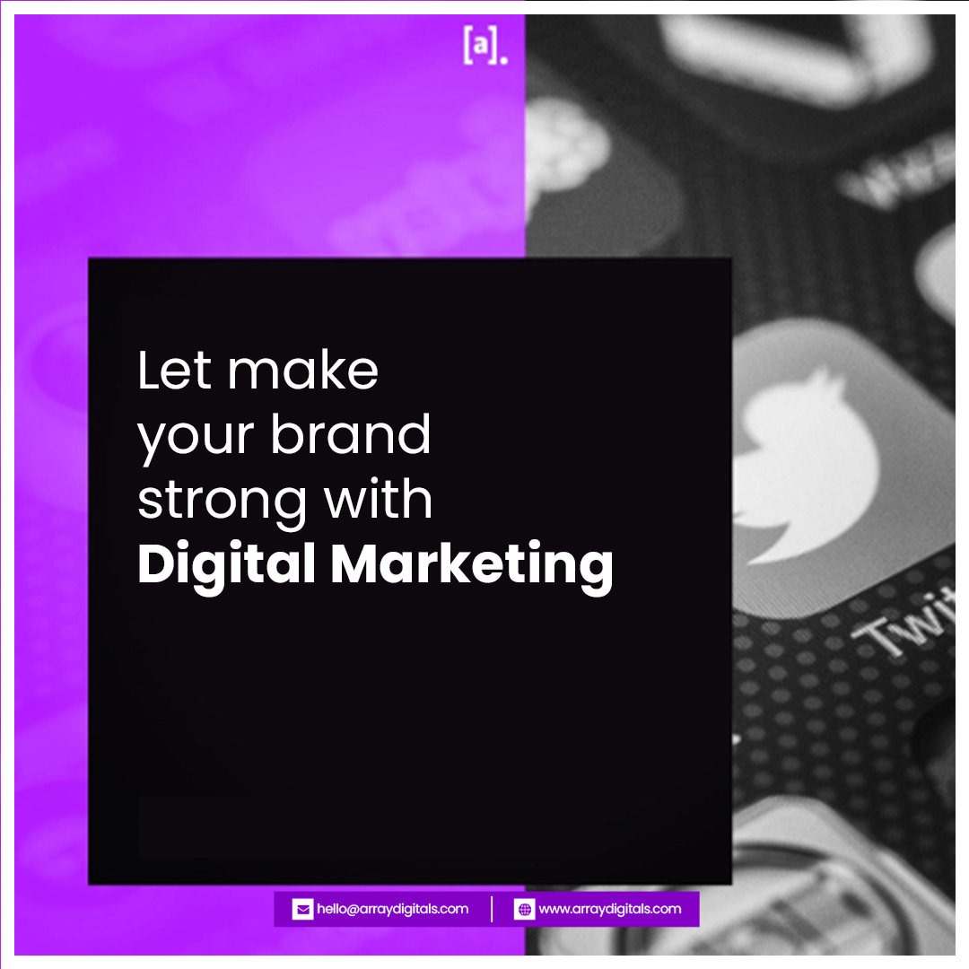 array_digitals's tweet image. Your brand, our digital expertise – a match made for success. Let's create magic!

Get in touch : arraydigitals.com
#ArrayDigitals #DigitalTransformation  #DigitalMarketing