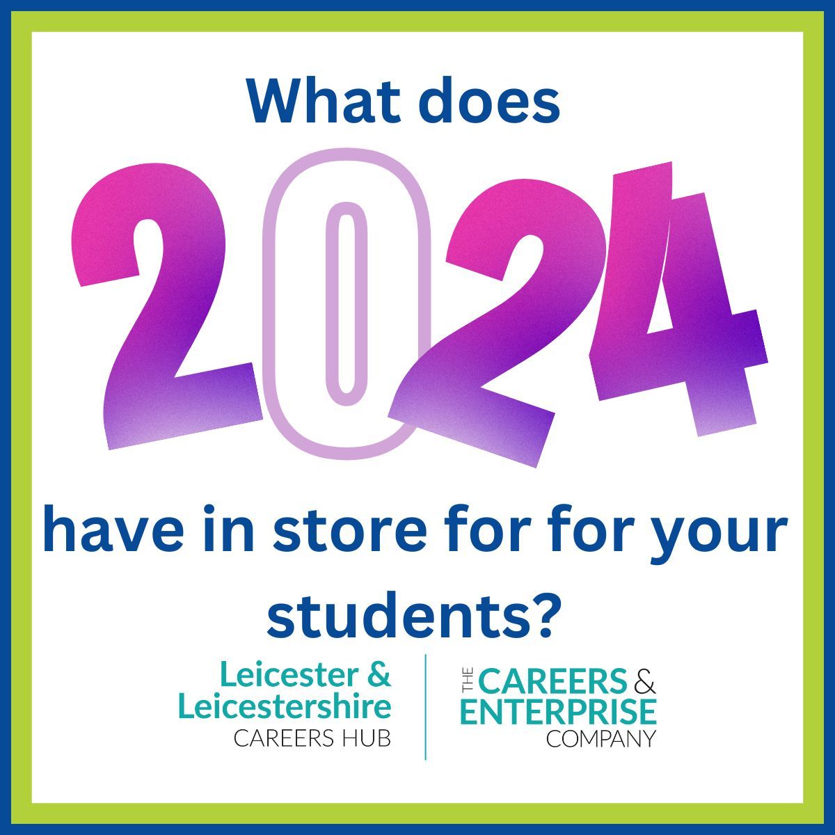 LLEPcareershub's tweet photo. Is your career plan in place for 2024?

Have you spoken with your Enterprise Adviser to see how they can help bring your plans alive this year?

Simply the opportunity to brainstorm with someone from the #worldofwork can bring new ideas.

#careers #llep #schools https://t.co/ep0XfTyfTU