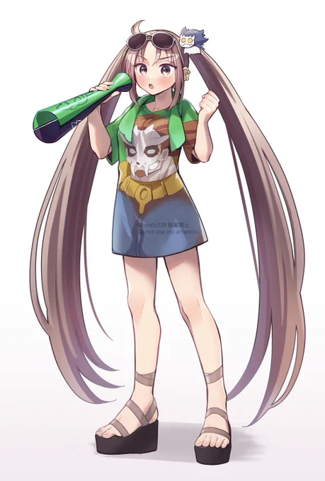 今年は足を上手く描けるようになりたいなあ の絵です