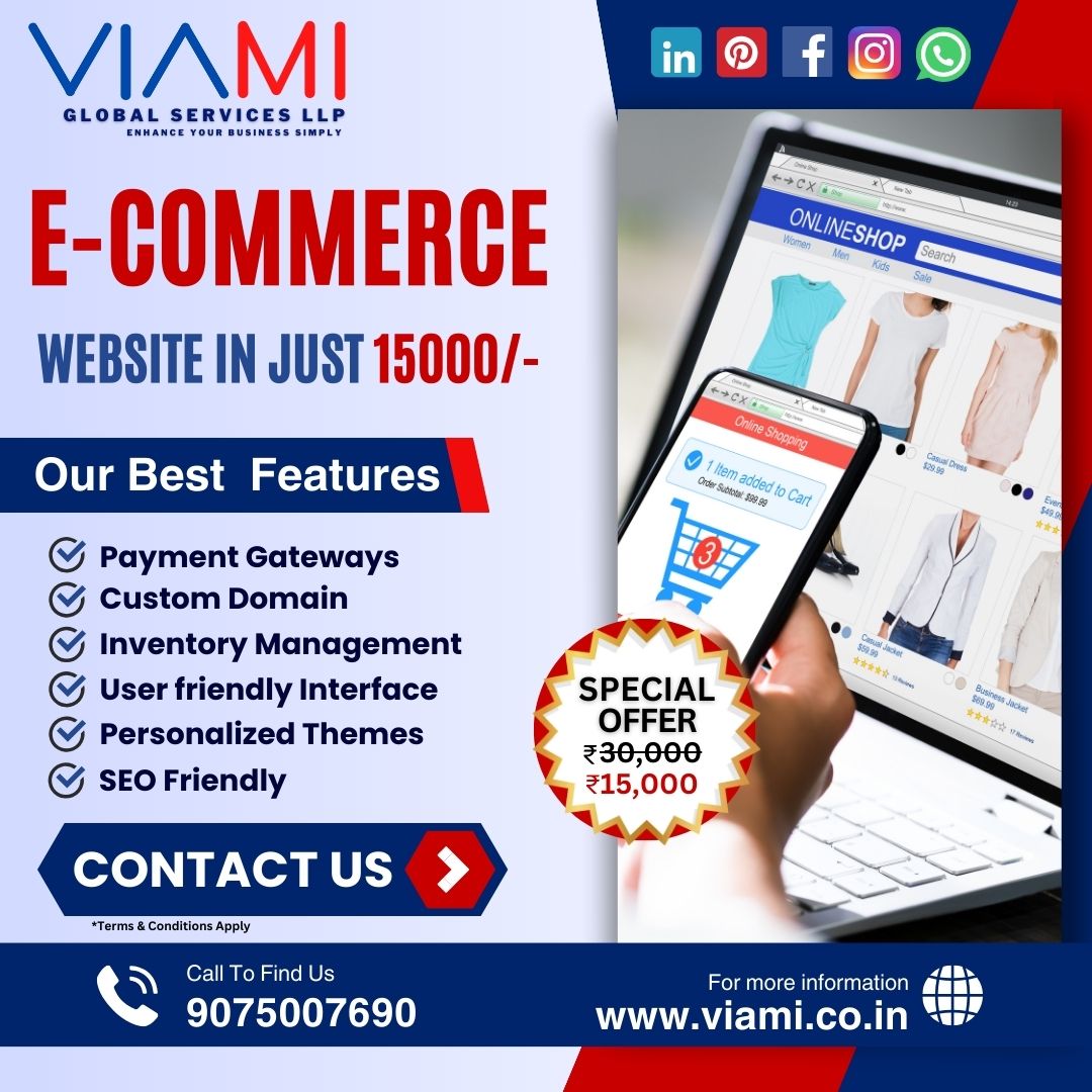 ViamiGlobal's tweet photo. Let's craft a digital experience that propels your business forward.
Join us on this transformative journey! ๐๐
.
For more details please contact us :-
VISIT:- https://t.co/VPldrUDfEh
๐CONTACT US:-9075007690
โEMAIL :- info@viami.co.in
.
#createwebsite #webdesign https://t.co/XyVvVZ9yfd