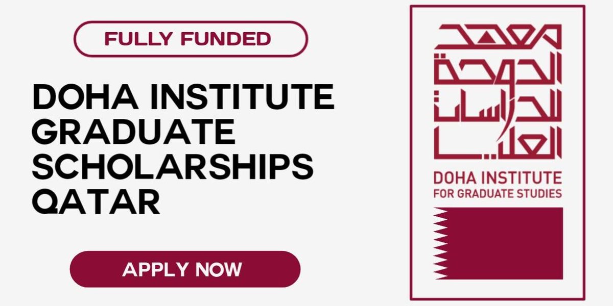 opportunitiesfy's tweet photo. Funded Scholarships in Qatar! 📚✨ The Doha Institute for Graduate Studies offers international graduate students opportunities.
Details: https://t.co/LauxuM67DK
#Scholarships #Opportunities #DohaInstitute #QatarEducation #FullyFundedScholarships #masters #phdscholarship https://t.co/bTxA6RKWx4